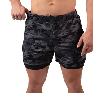 training shorts midnight camo