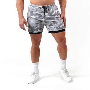 white camo mesh shorts