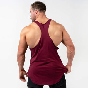 burgundy stringer