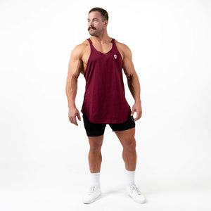 red stringer with skull