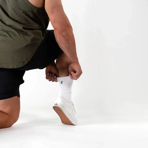 socks for gym white