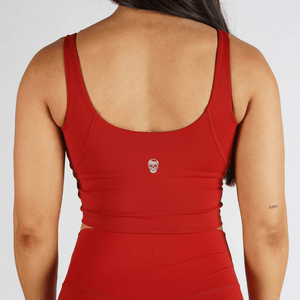 red tank top workout