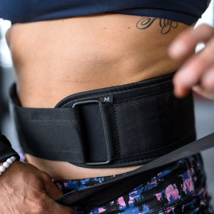 Gymreapers Crossfit Nylon Belt being tested