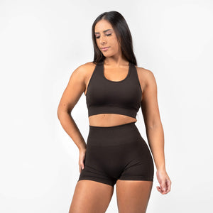legacy shorts brown front