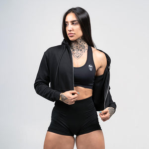 hoodie black with zipper