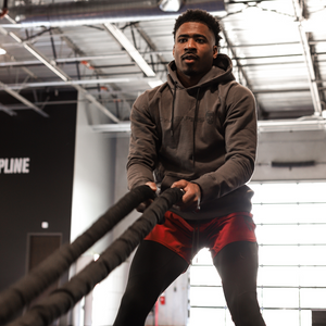 Gymreapers hoodie in gray workout