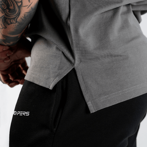 muscle tank gray