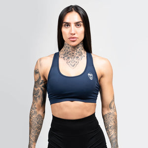 performance bra navy detail