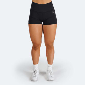 womens training shorts black