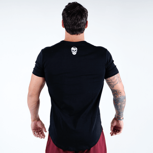 short sleeve shirt black back