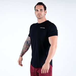 short sleeve shirt black side