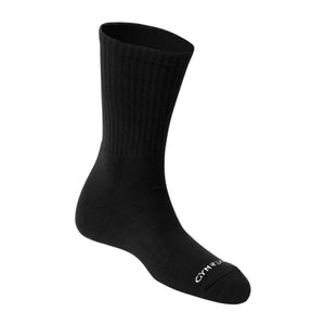 crew socks black angle
