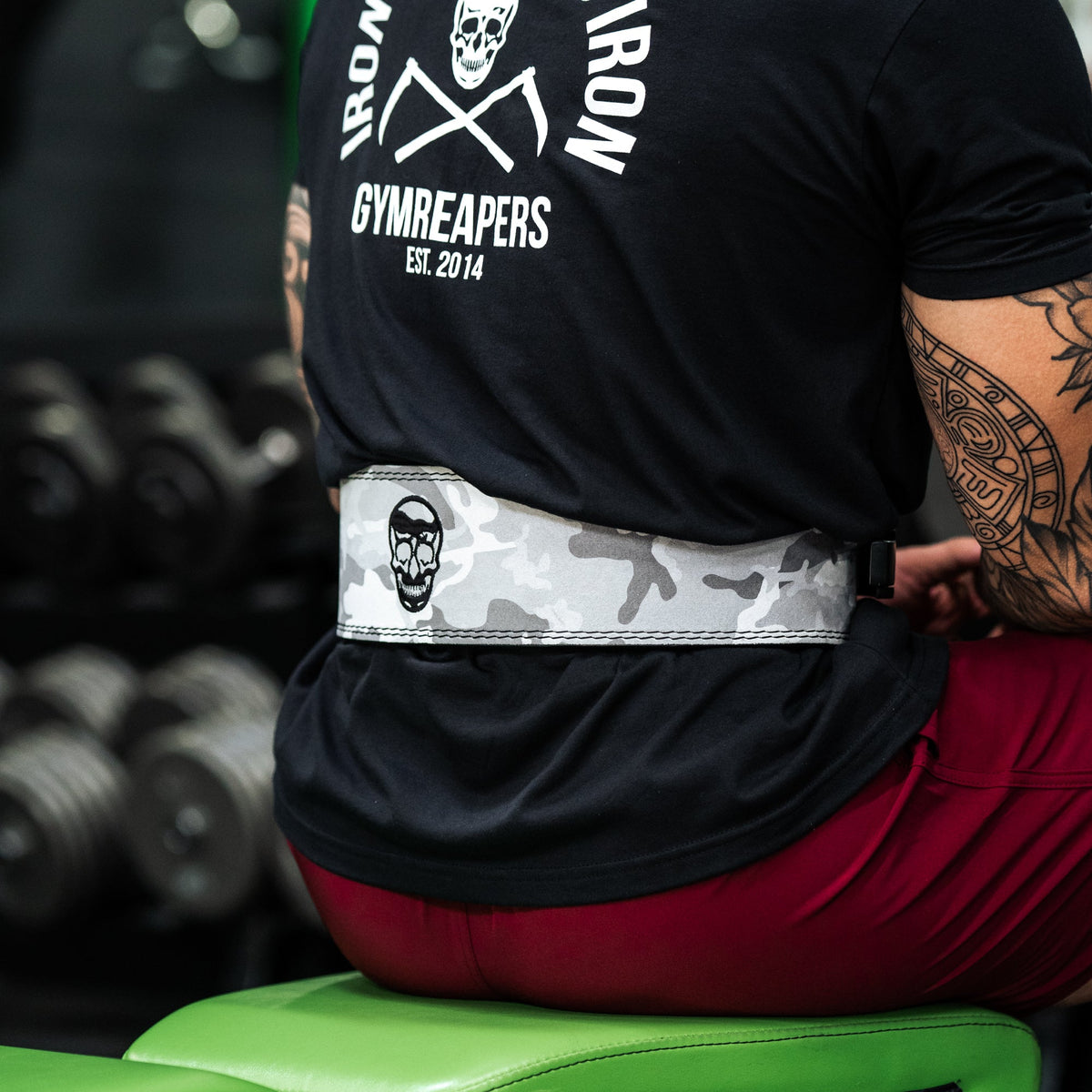 10MM Lever Belt - White Camo