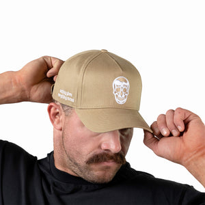 5 panel hat tan