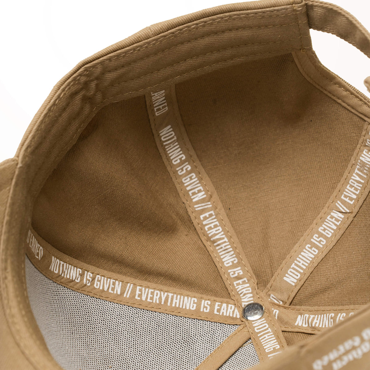 5 panel hat details