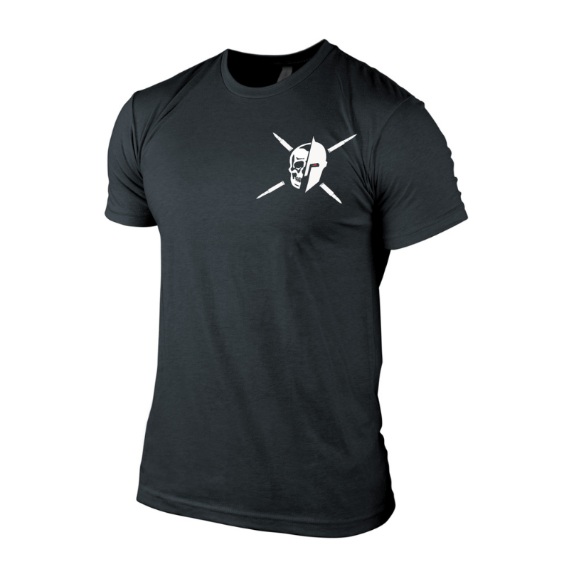 7.62 machine tee back charcoal