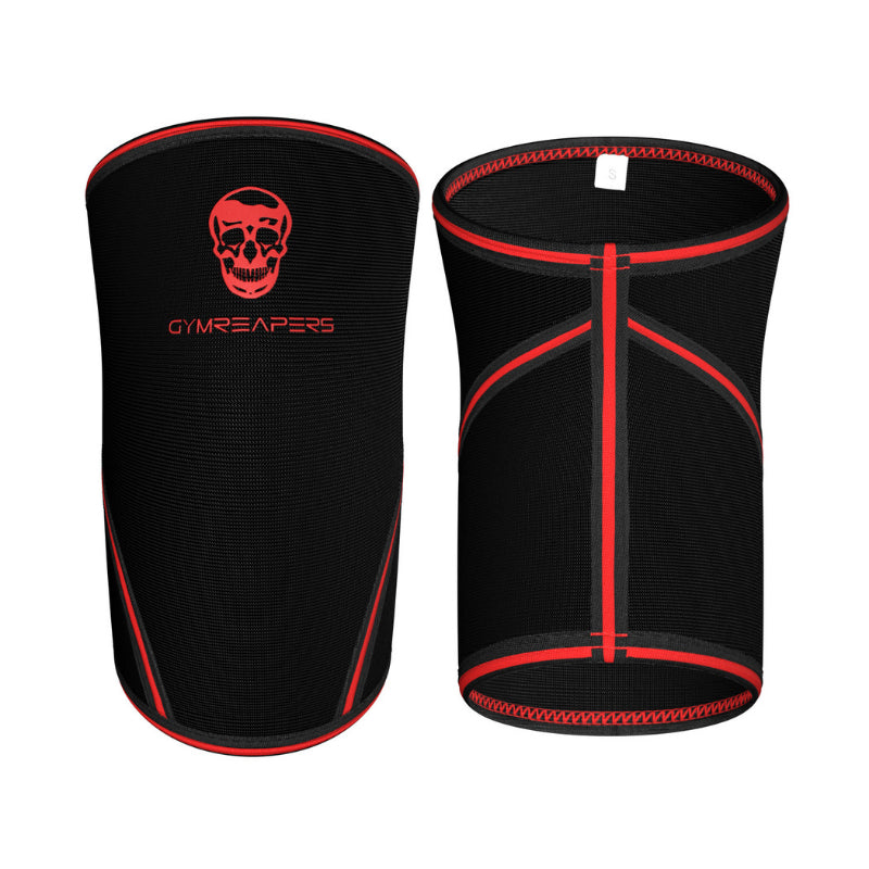 7mm knee sleeves red