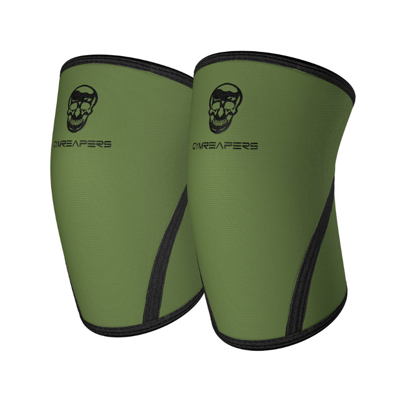 7mm knee sleeves green