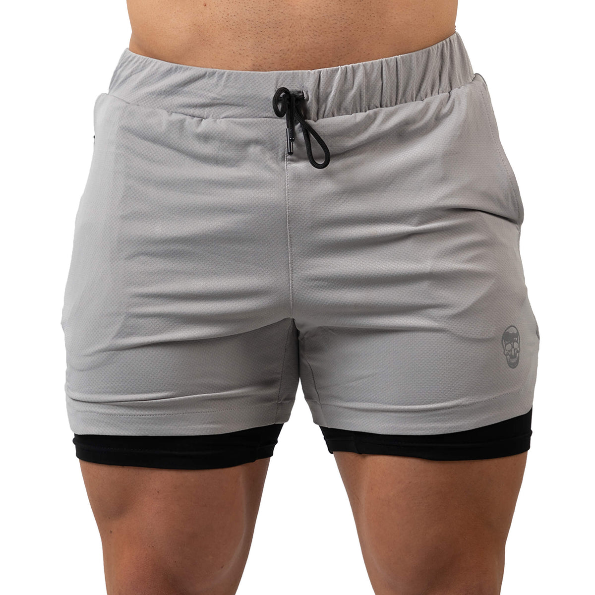 training shorts mesh slate