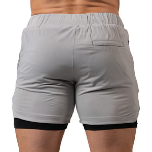 mesh training shorts slate