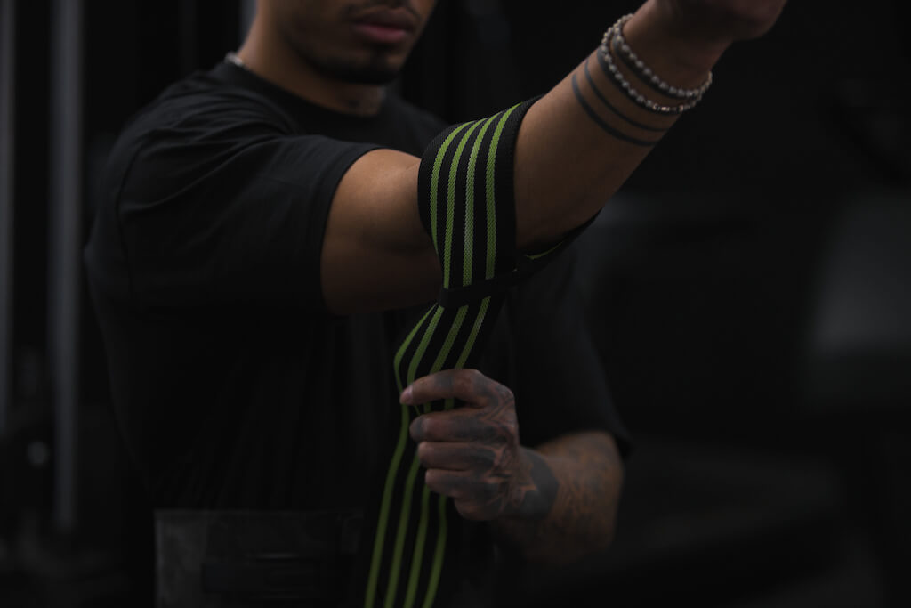 green elbow wraps