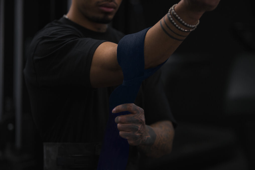navy elbow wraps