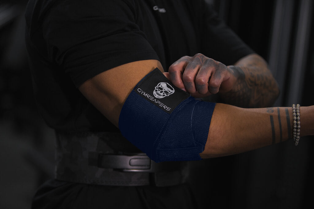 navy elbow wraps