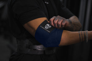navy elbow wraps