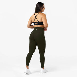 victory leggings green back