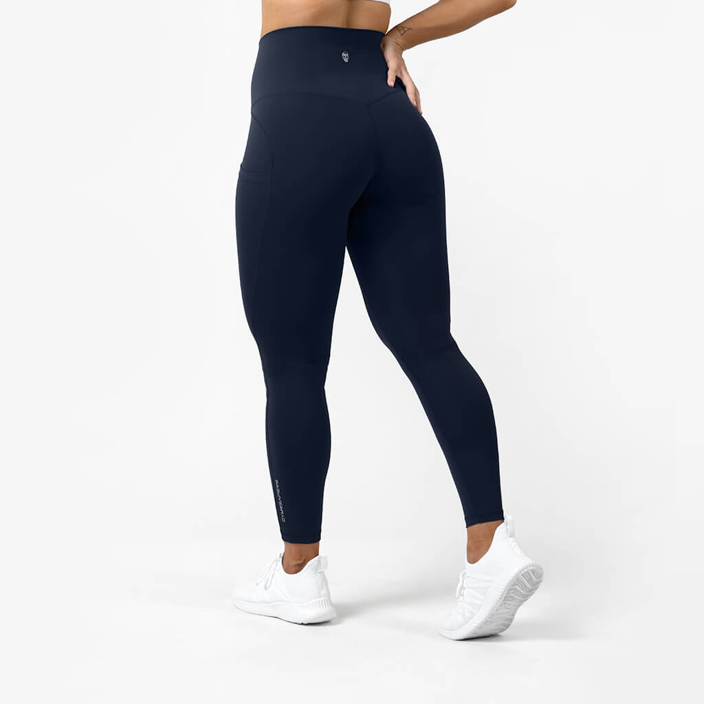 victory leggings navy back