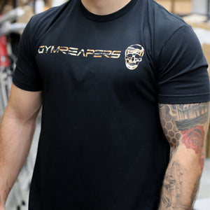 Gymreapers basic shirt in desert camo front