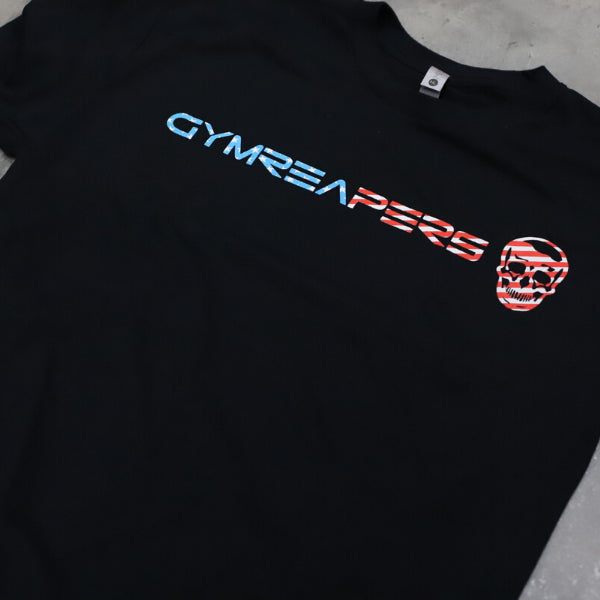 Gymreapers basic shirt in USA pattern side