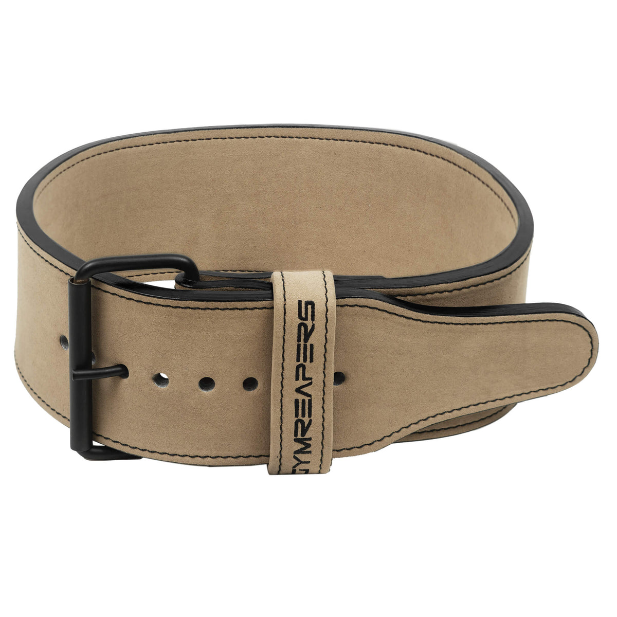 10mm single prong belt tan