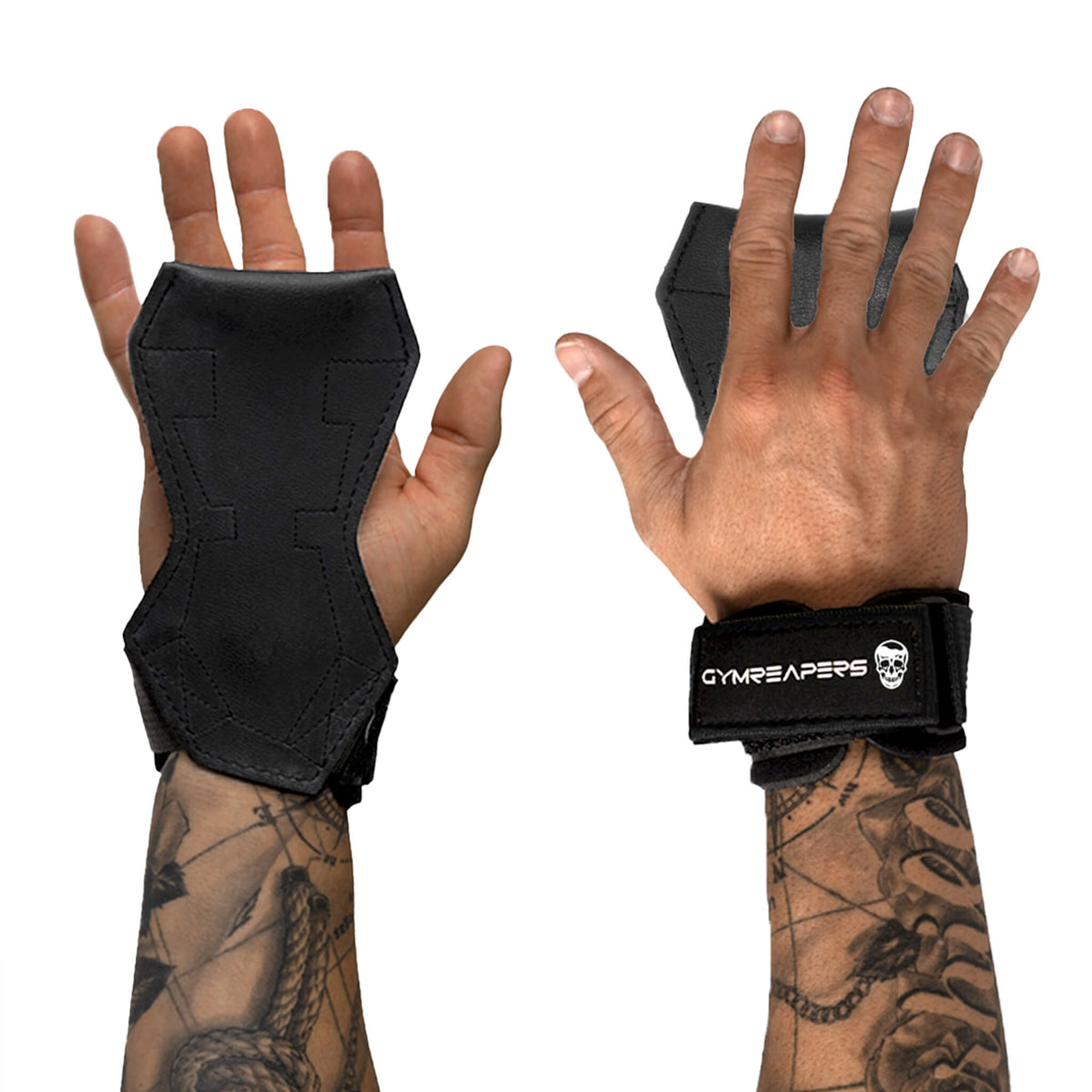 lifting grips black