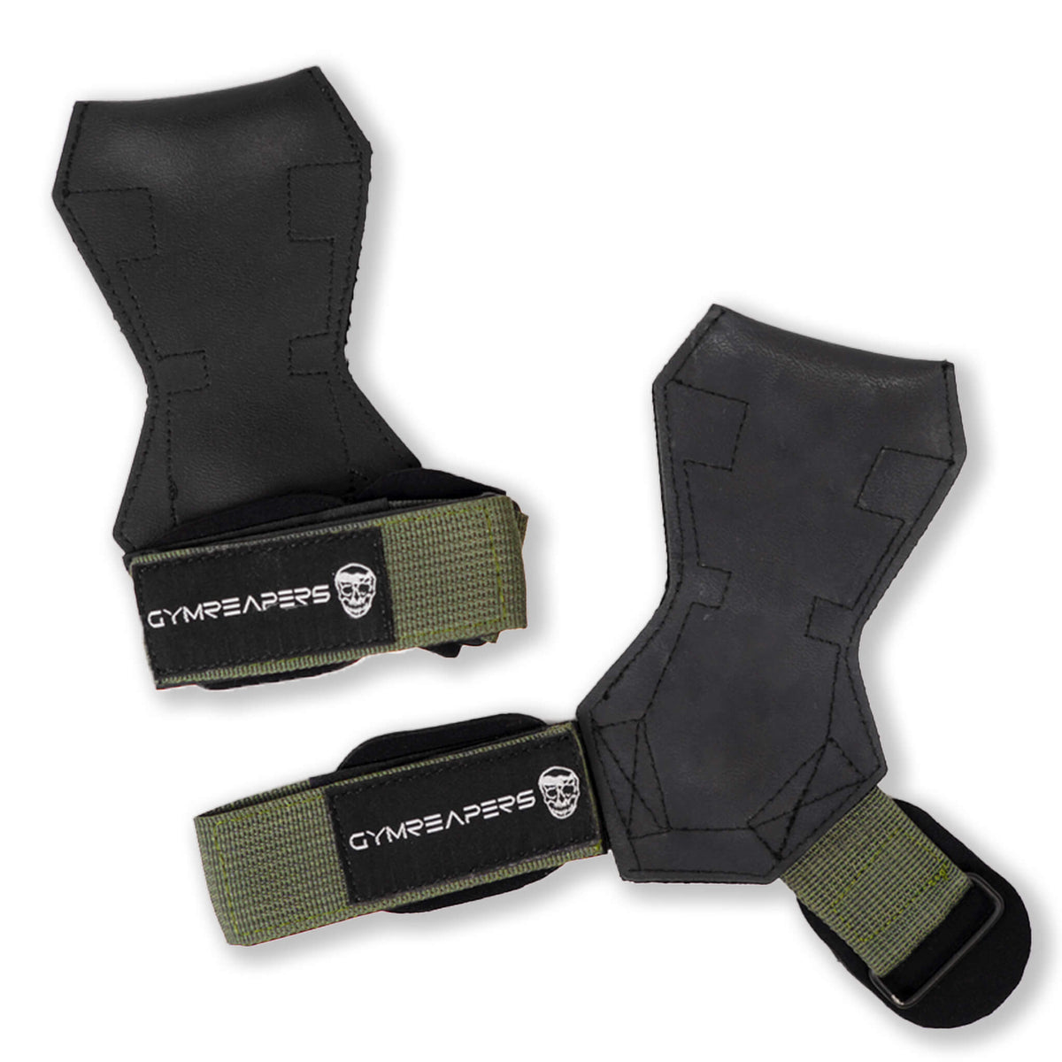 green lifting grips