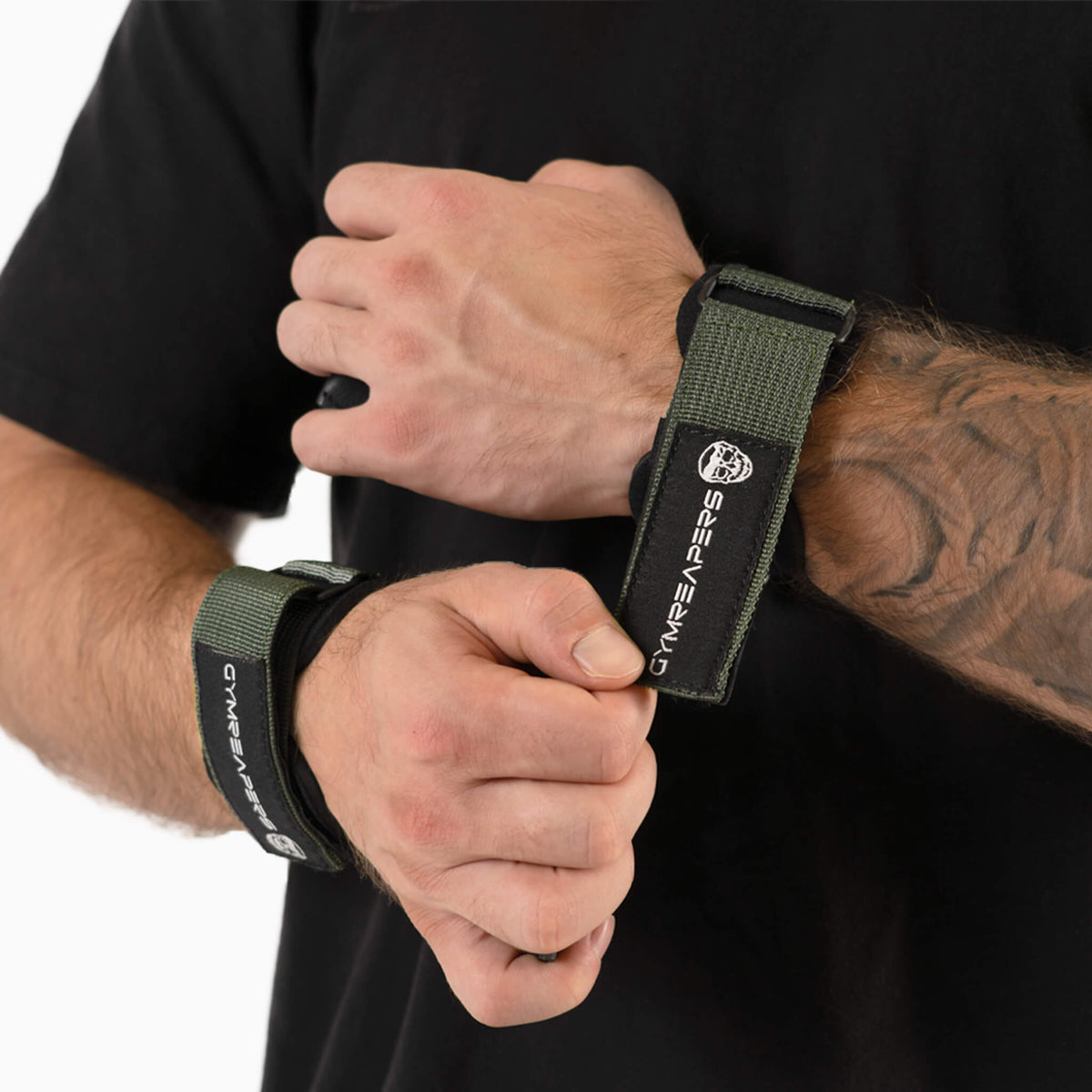lifting grips green