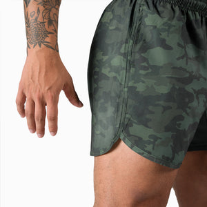 training shorts camo pocket