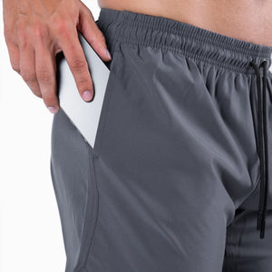 training shorts gray