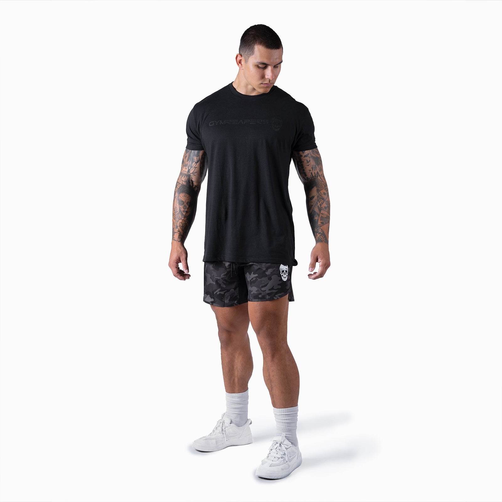 training shorts camo black
