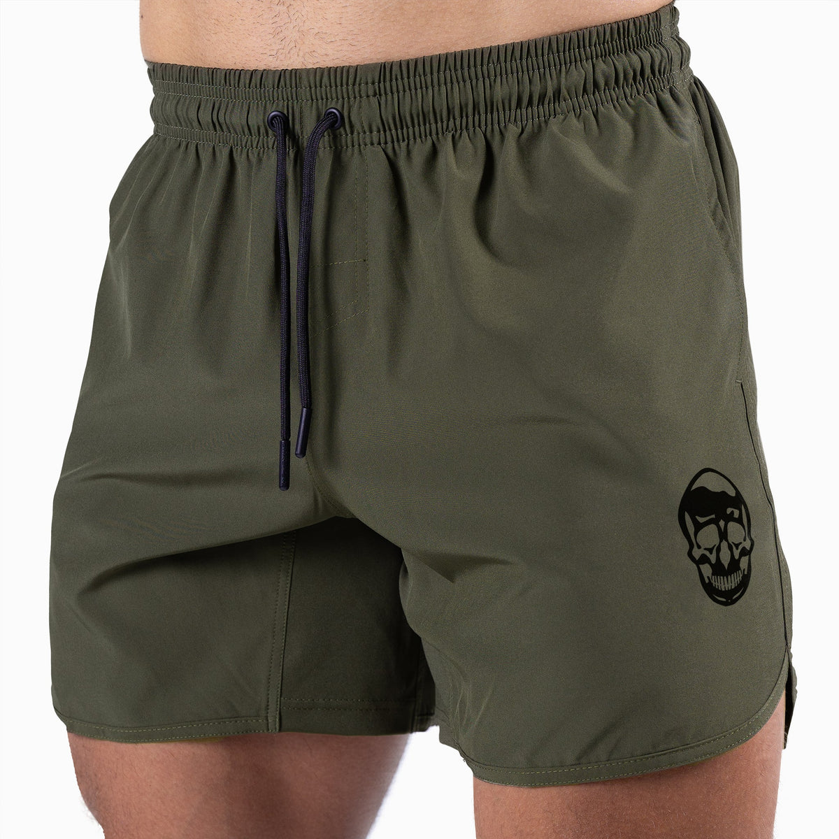 workout shorts green