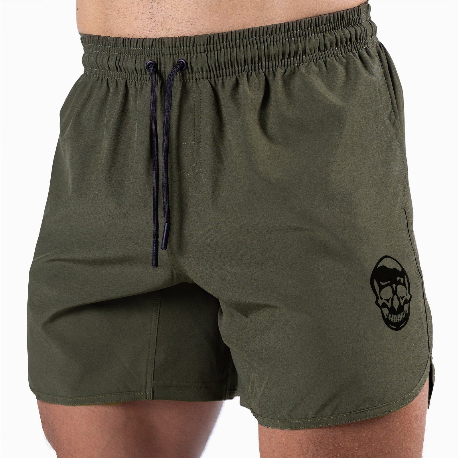 workout shorts green