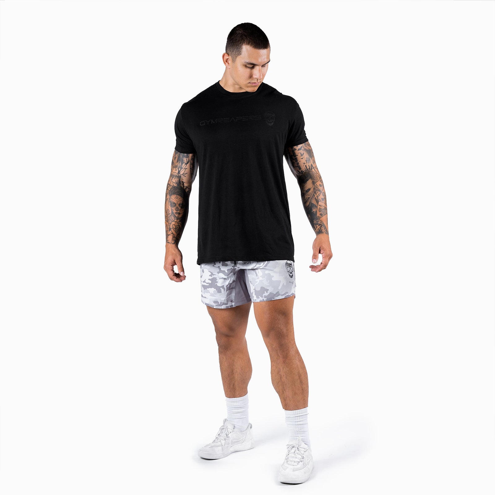 camo shorts gymreapers