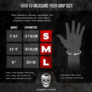 lifting grips sizes