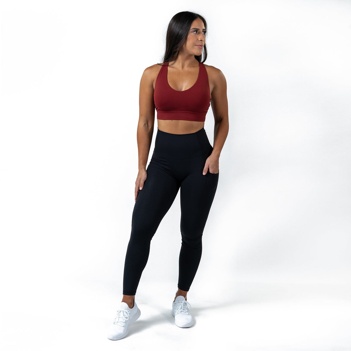 harmony bra ember red