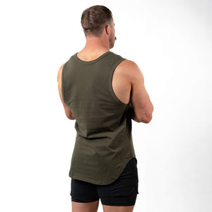 icon tank top green gymreapers