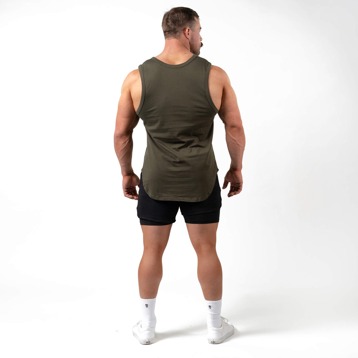 mens tank top green