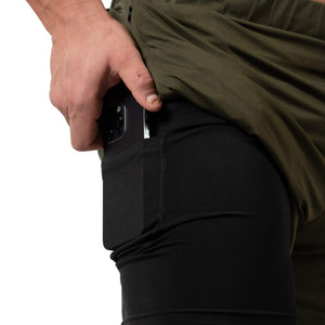 training shorts liner pocket