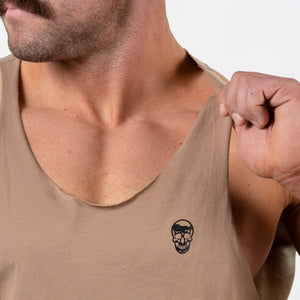 skull stringer tan