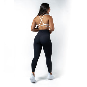 white sports bra