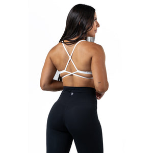 sport bra white gymreapers